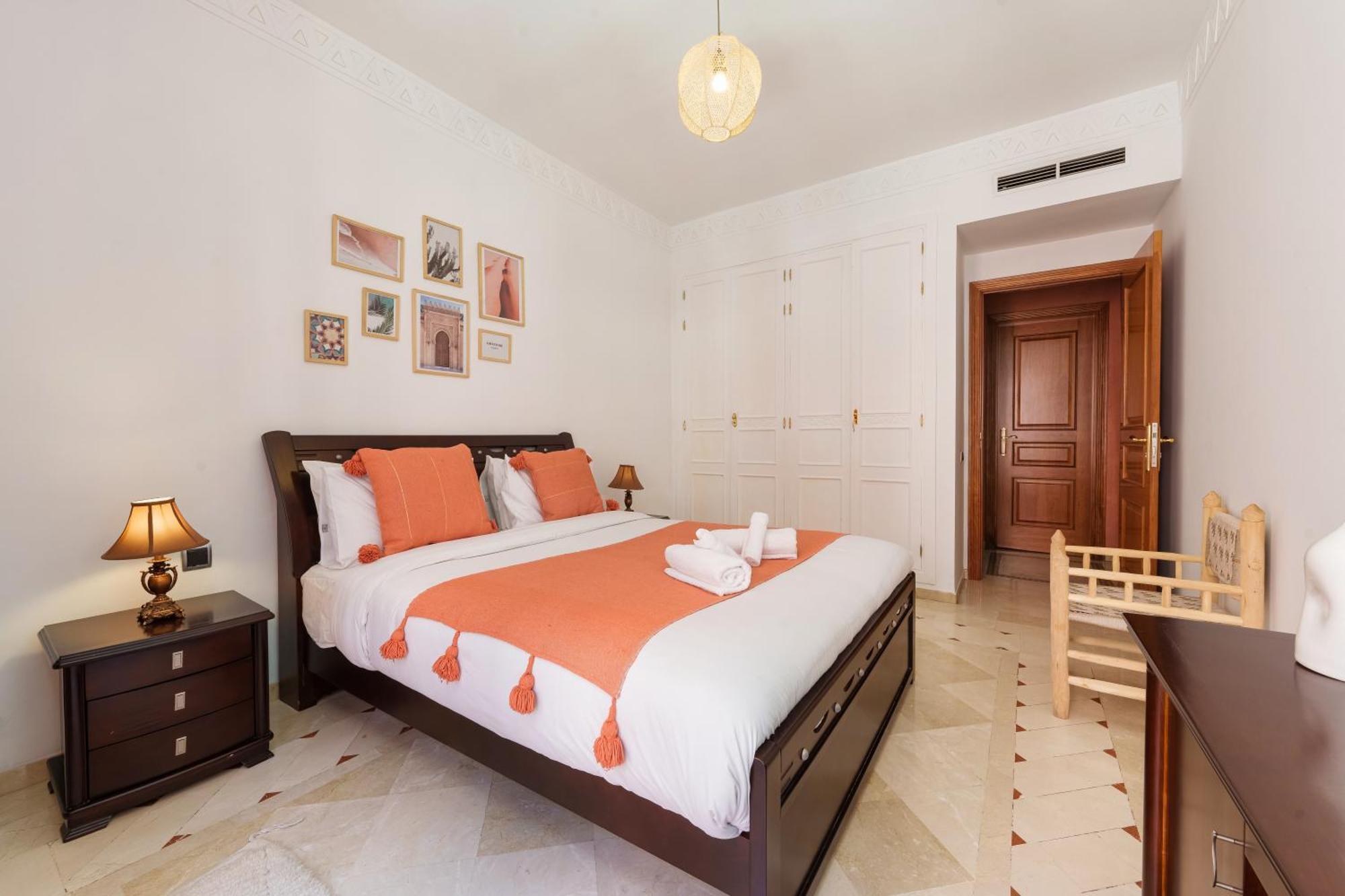 Appartement Chic Gueliz Plaza Avec Vue Marrakesh Exterior foto